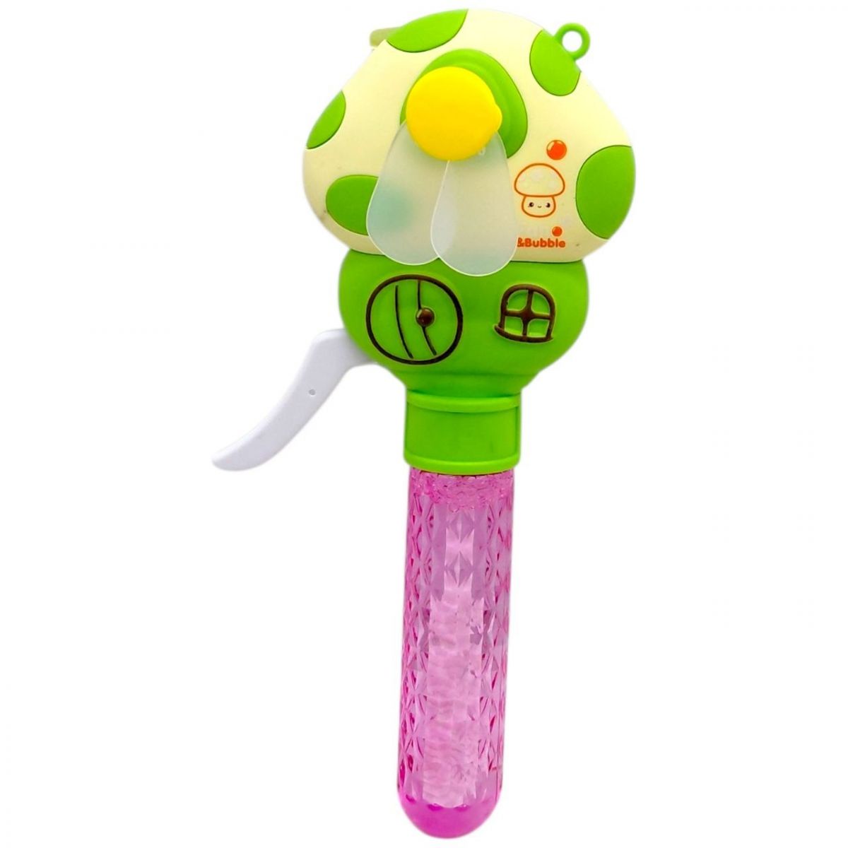 Бульбашки мильні "Гриб" з вентилятором (ЗЕЛЕНИЙ)  фото 1