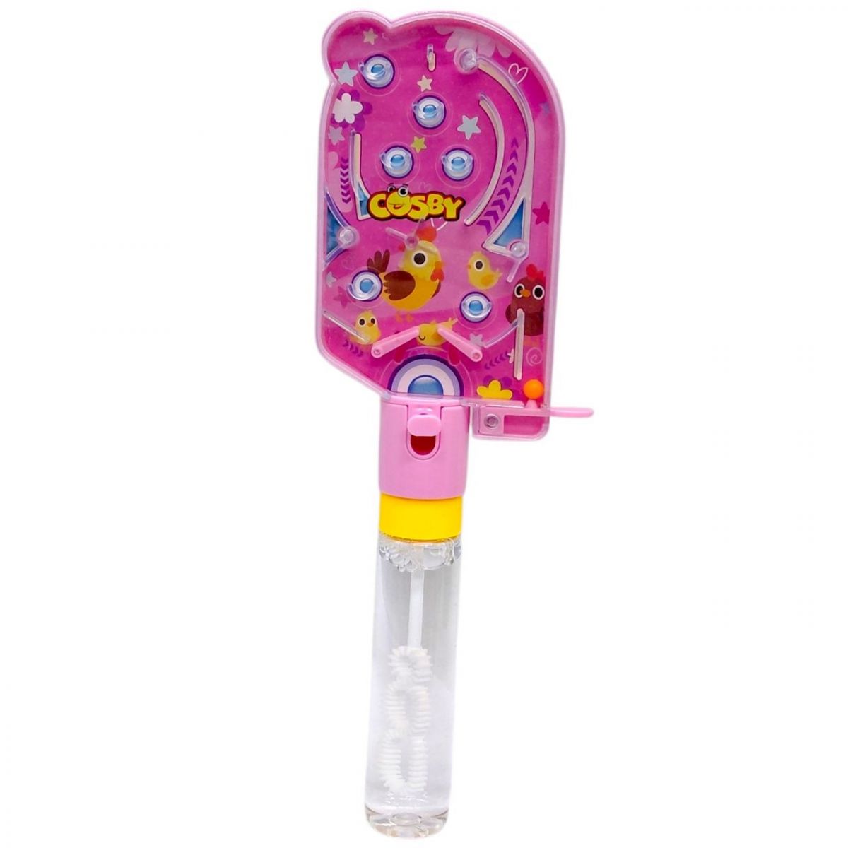 Бульбашки мильні з міні-грою "Пінбол" (РОЖЕВИЙ)  фото 1