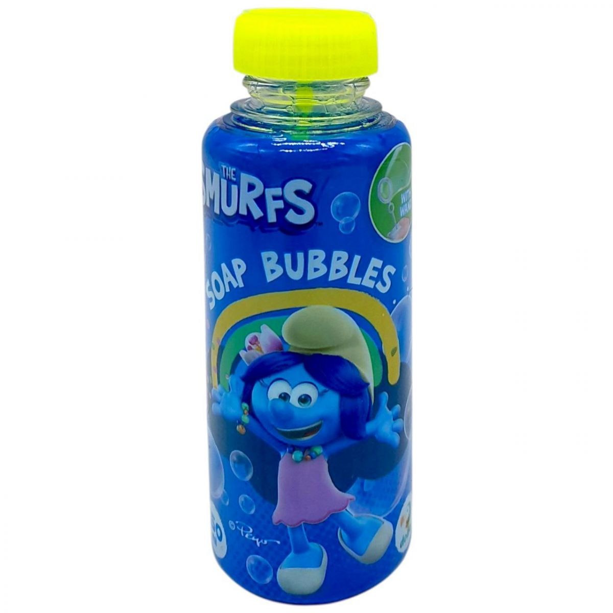 Уценка.  Пузыри мыльные «The Smurfs».  Объем 150 мл - дефект кришки  фото 1