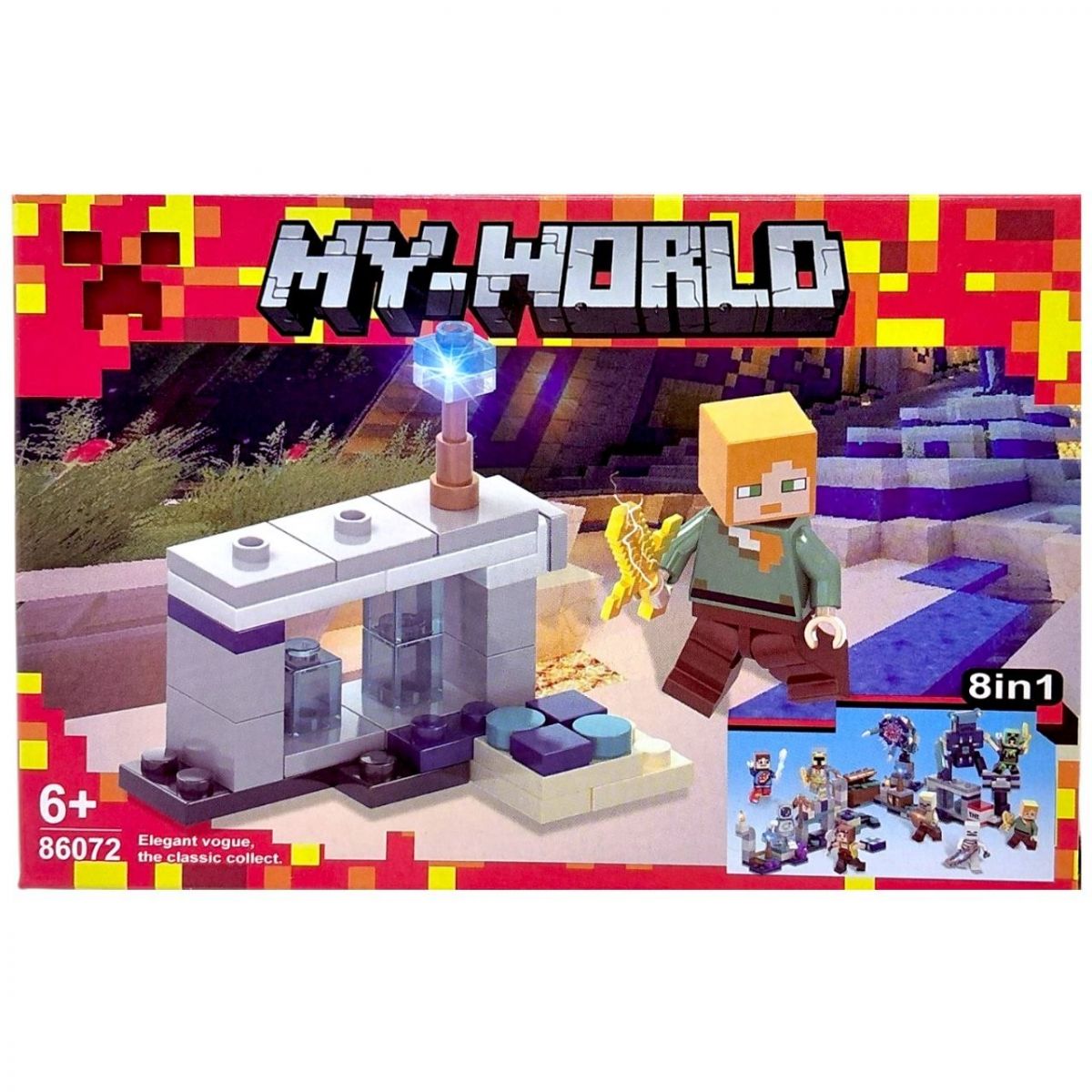 Конструктор Майнкрафт MIC My-World вид 2: купити | Bibikalka 1