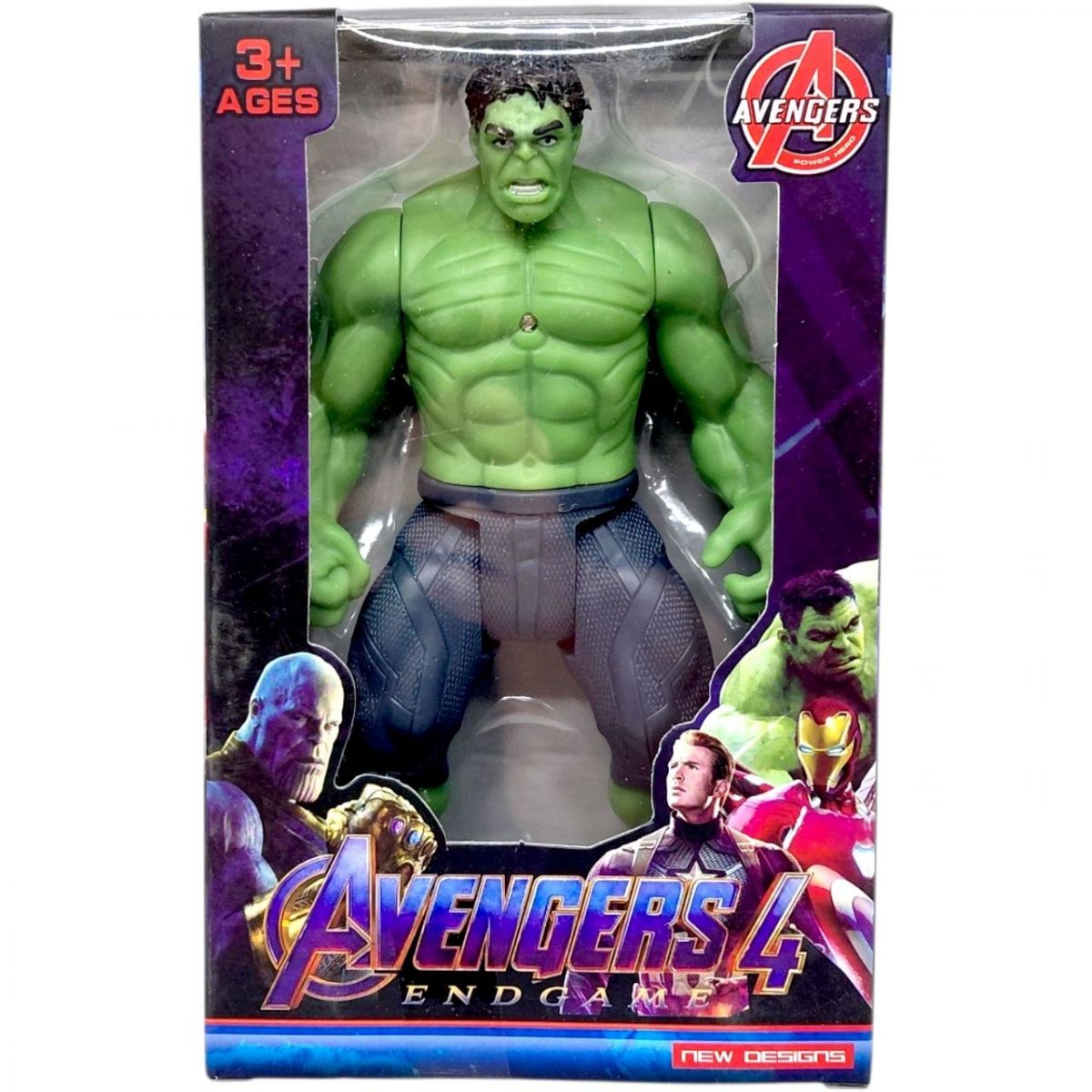 Герой "Марвел / MARVEL", высота 14,5 см, подвижные части тела, шарнирные суставы (ХАЛК)  фото 1