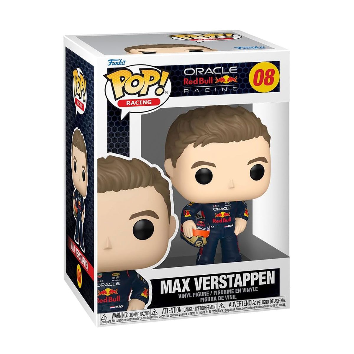 Ігрова фігурка Funko POP! серії Формула-1 - Макс Ферстаппен з шоломом  фото 1