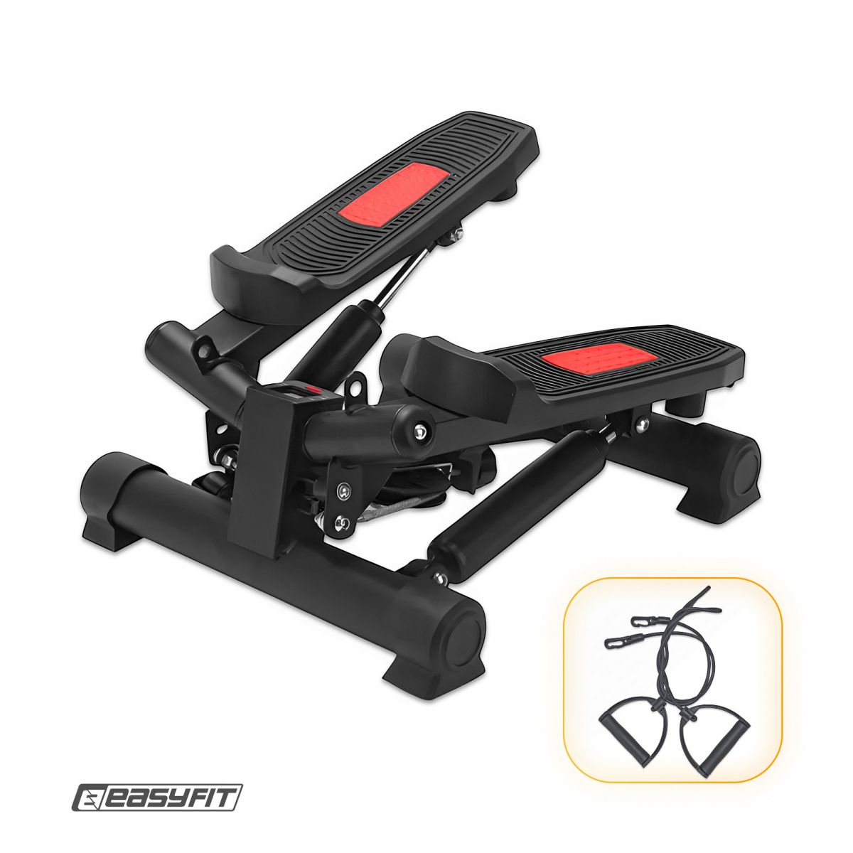 Степпер поворотный EasyFit Pace-В с эспандерами  фото 1