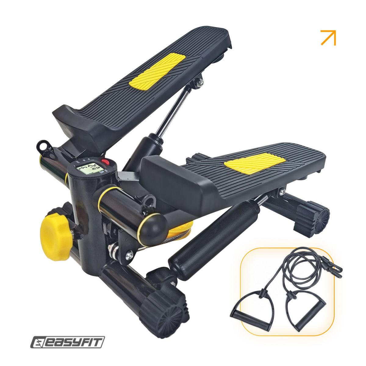Степпер с эспандерами EasyFit Pace-A с прямым ходом  фото 1