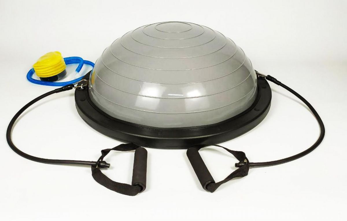 Балансировочная платформа EasyFit BOSU 60 см Серый  фото 1