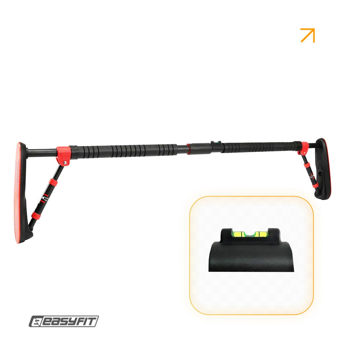 Розсувний розпірний турнік EasyFit PowerBar 130–170 см  фото 1