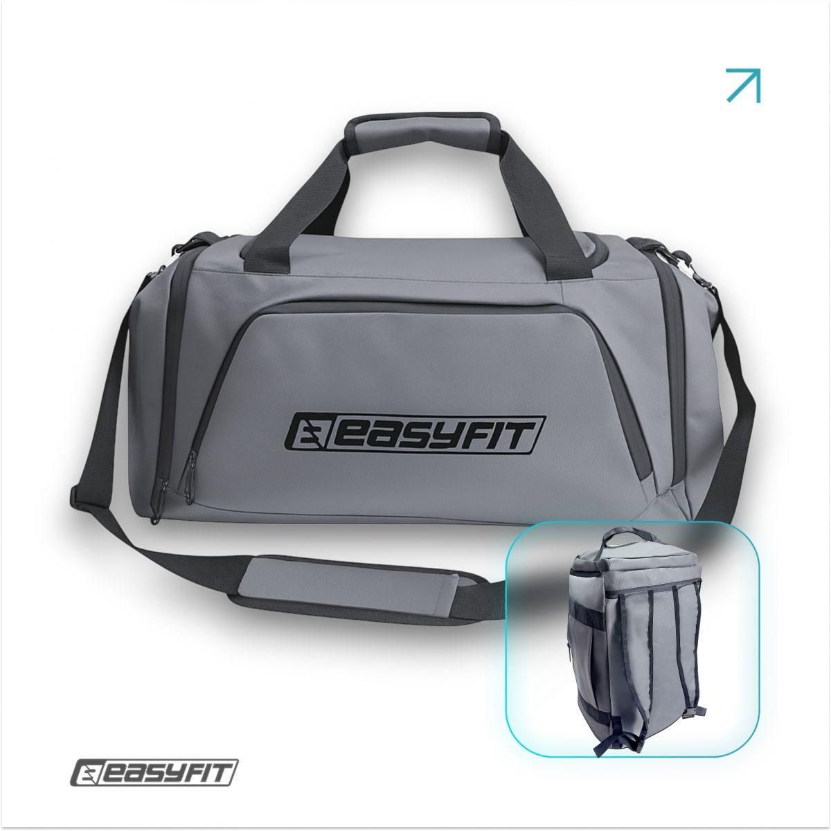 Спортивная сумка-рюкзак EasyFit BackBag 28л  фото 1
