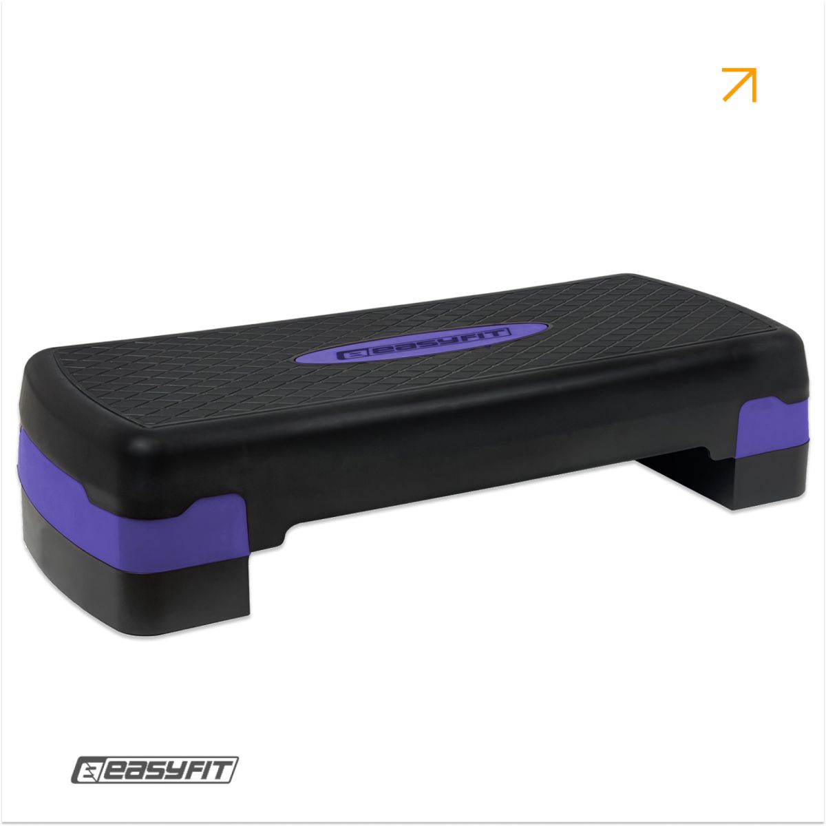 Степ-платформа EasyFit Step-B 2-ступенчатая фиолетовая  фото 1