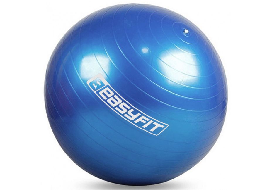 М'яч для фітнеса EasyFit 85 см синій  фото 1