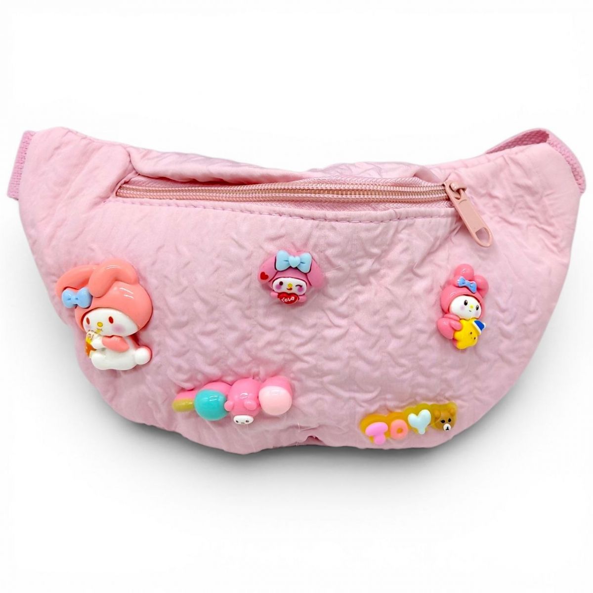 Дитяча напоясна сумочка "Sanrio" одне відділення, в пакеті (РОЖЕВА)  фото 1