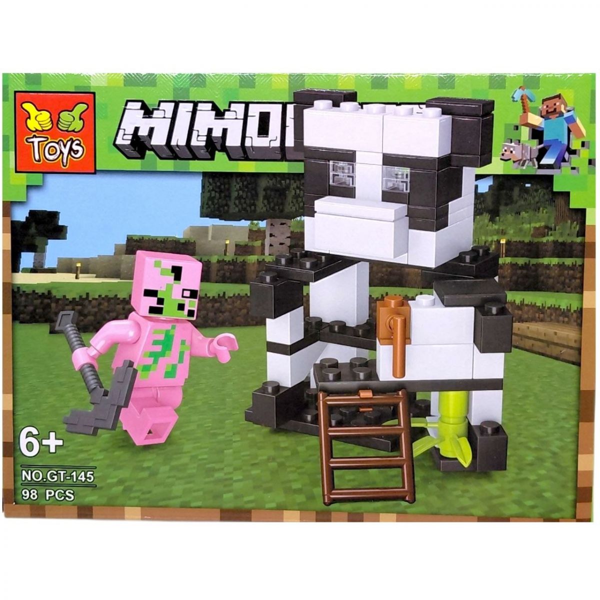 КОНСТРУКТОР MINECRAFT ВИД B, 98 элементов  фото 1