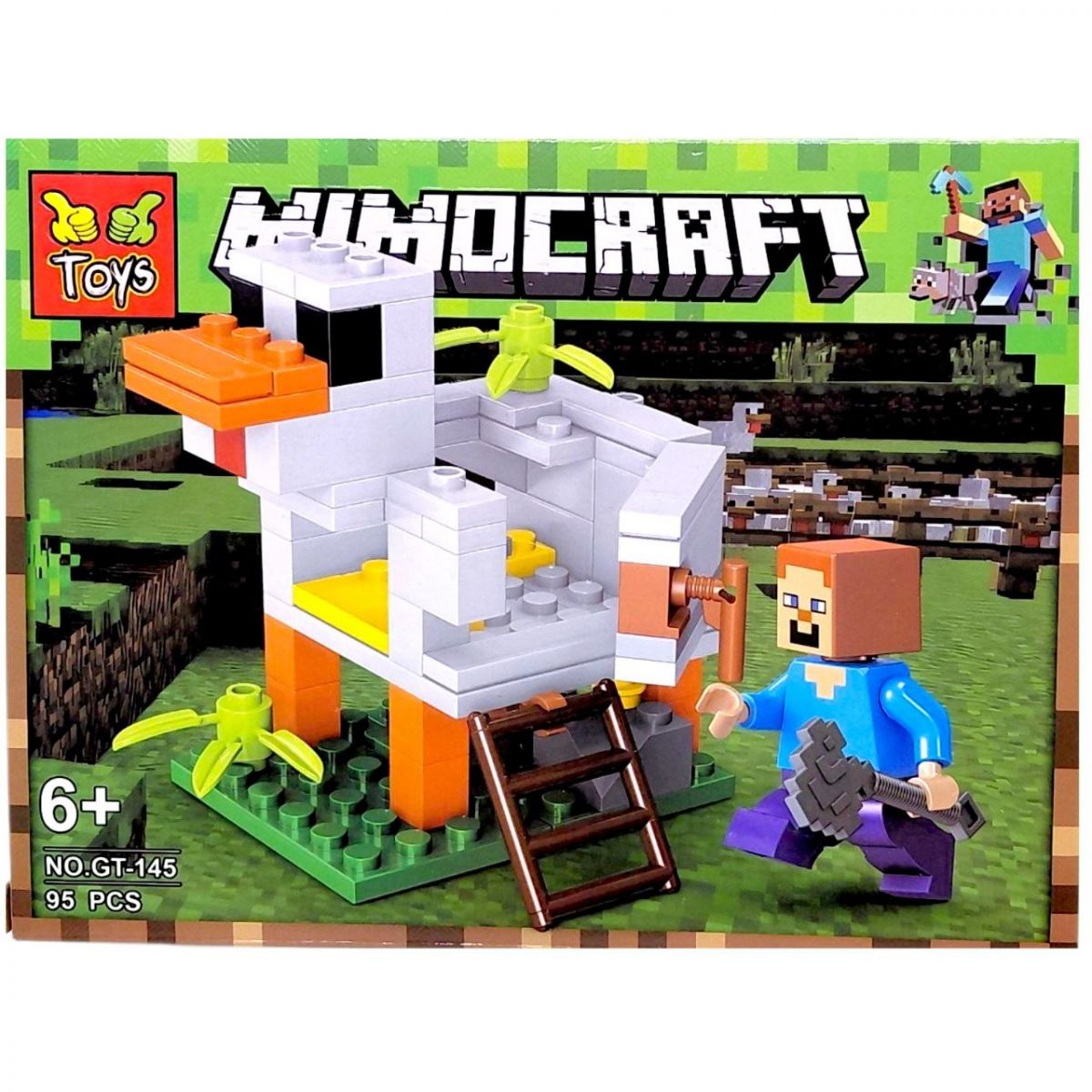 КОНСТРУКТОР MINECRAFT ВИД C, 95 елементів  фото 1