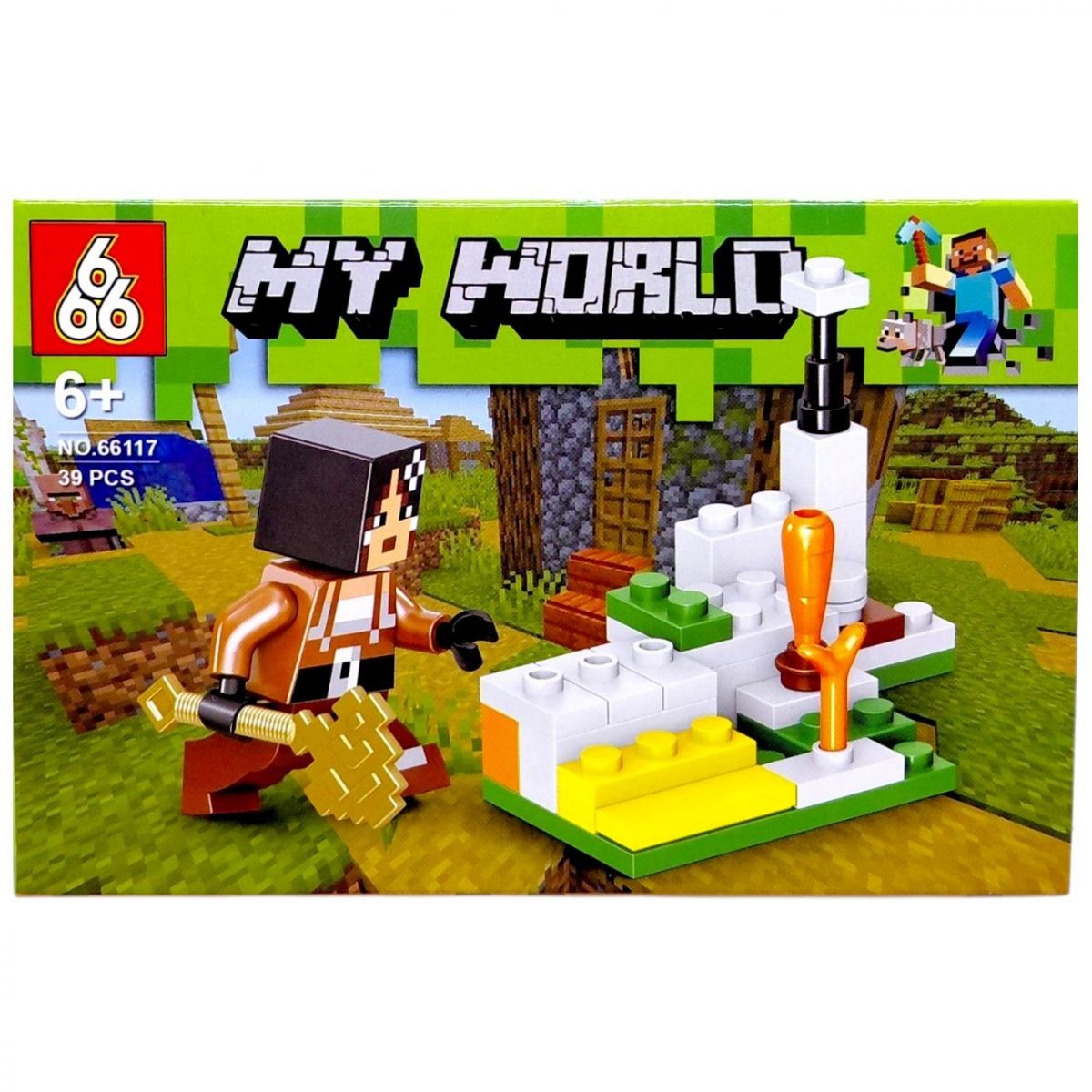 КОНСТРУКТОР "MINECRAFT" ВИД 7, 39 элементов  фото 1