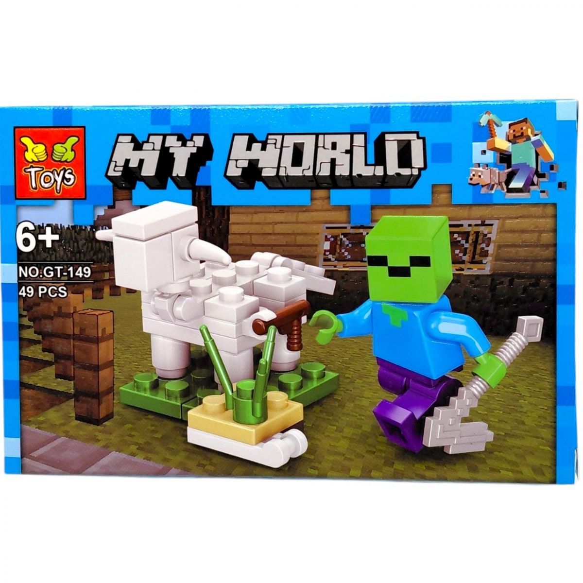 КОНСТРУКТОР "MINECRAFT" ВИД C, 49 елементів  фото 1