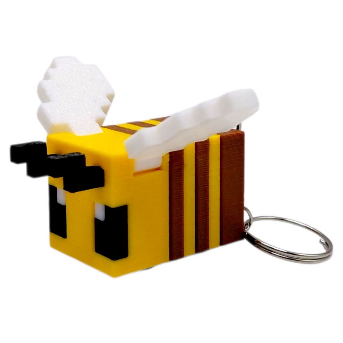 3D Брелоки MINECRAFT / МАЙНКРАФТ BEE/ БДЖІЛКА KEYCHAIN, 3D друк  фото 1