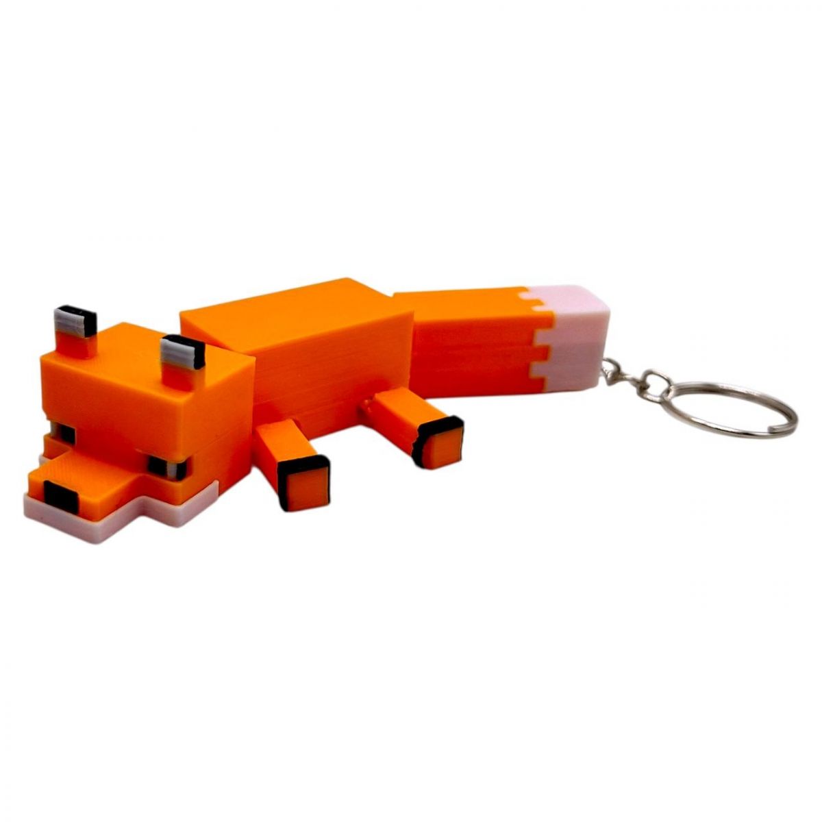 3D Брелоки MINECRAFT / МАЙНКРАФТ FOX/ ЛИСИЧКА KEYCHAIN, 3D друк  фото 1