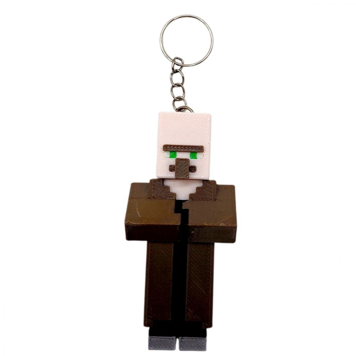3D Брелоки MINECRAFT / МАЙНКРАФТ VILLAGER / СЕЛЯНИН KEYCHAIN, 3D друк  фото 1