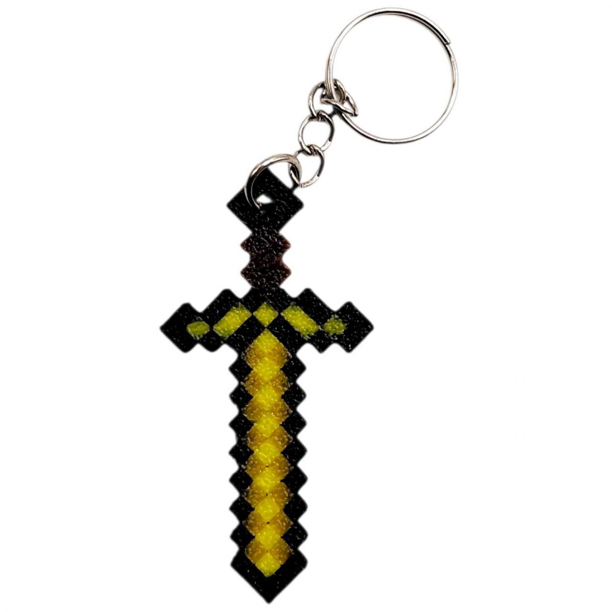 3D Брелоки MINECRAFT / МАЙНКРАФТ SWORD TOOL / МЕЧ KEYCHAIN, ЗОЛОТИЙ, 3D друк  фото 1