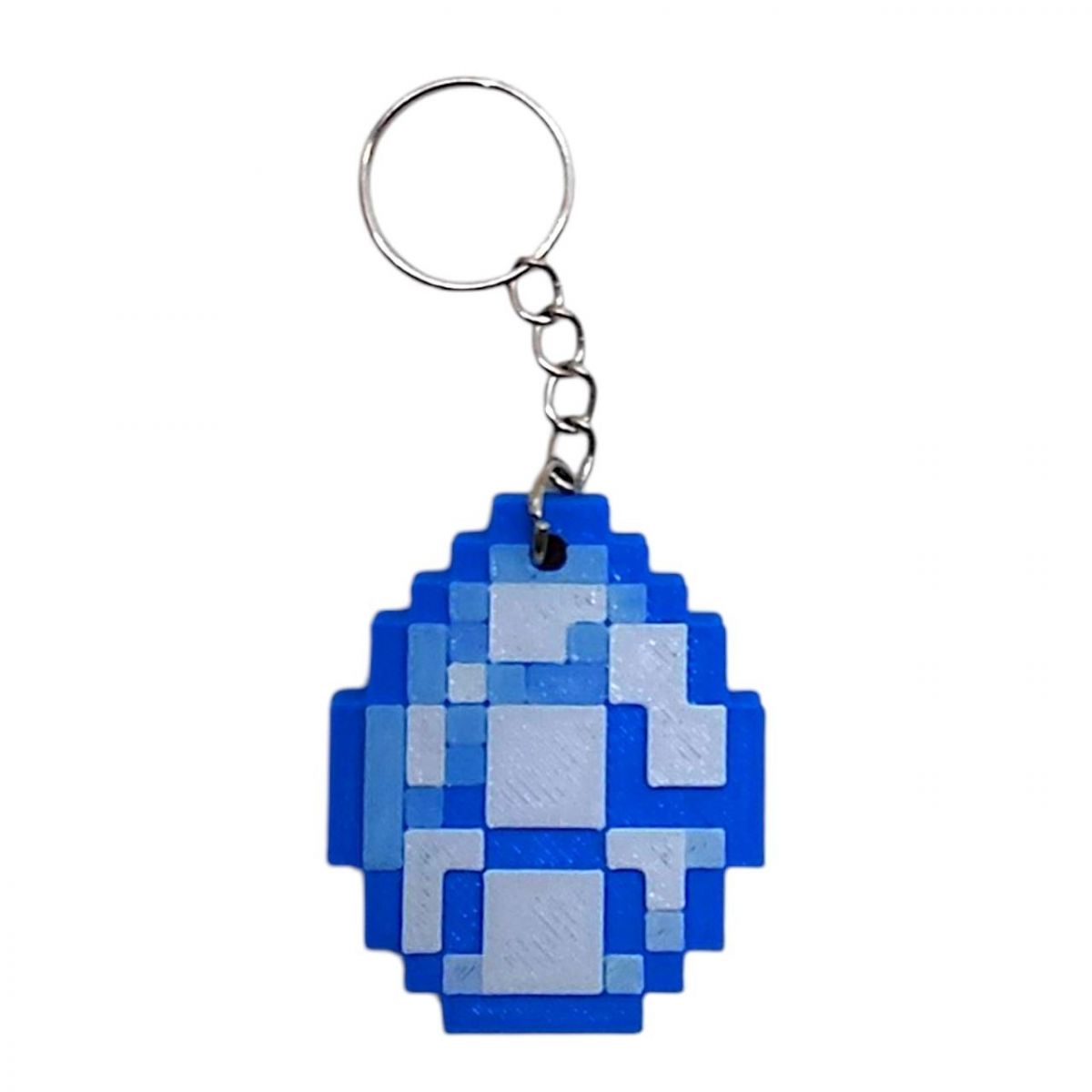 3D Брелоки MINECRAFT / МАЙНКРАФТ 2D DIAMOND / ДІАМАНТ KEYCHAIN, 3D друк  фото 1