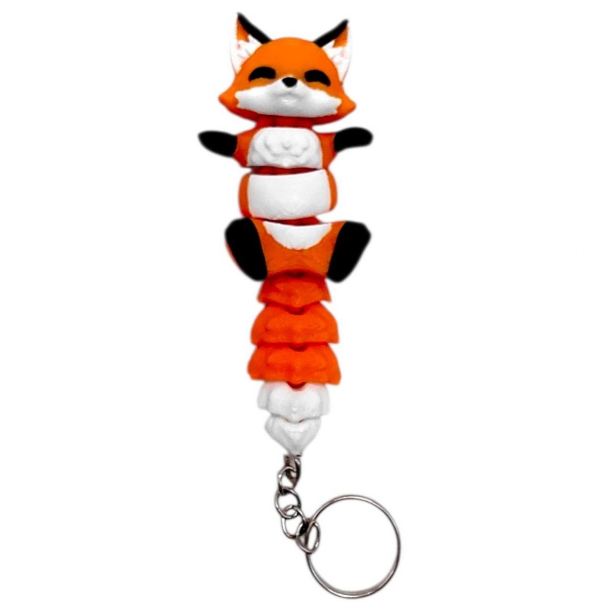 Брелок 3D печать "Flexi Fox / Магнитная Лисичка Keychain"  фото 1