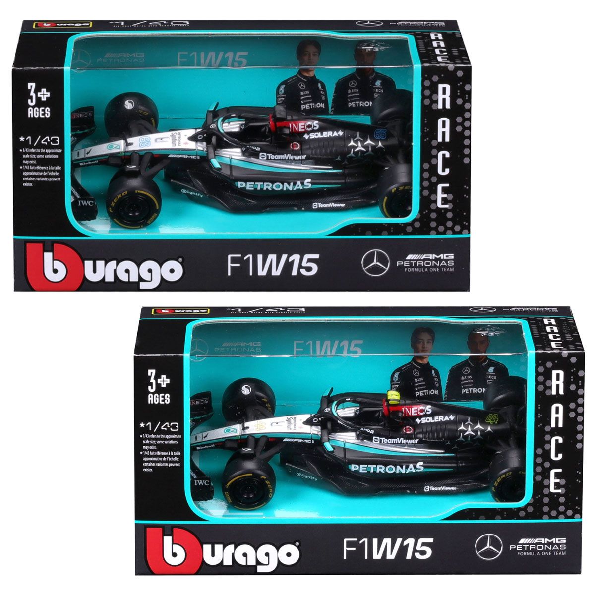 Автомодель - Mercedes-AMG F1 W15 Performance (2024) (1:43)  фото 1