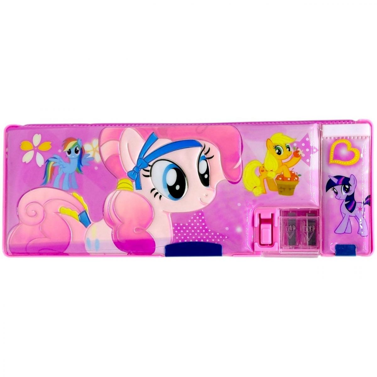 Пенал 3D "MY LITTLE PONY, Дружба - це диво!" Рожевий  фото 1