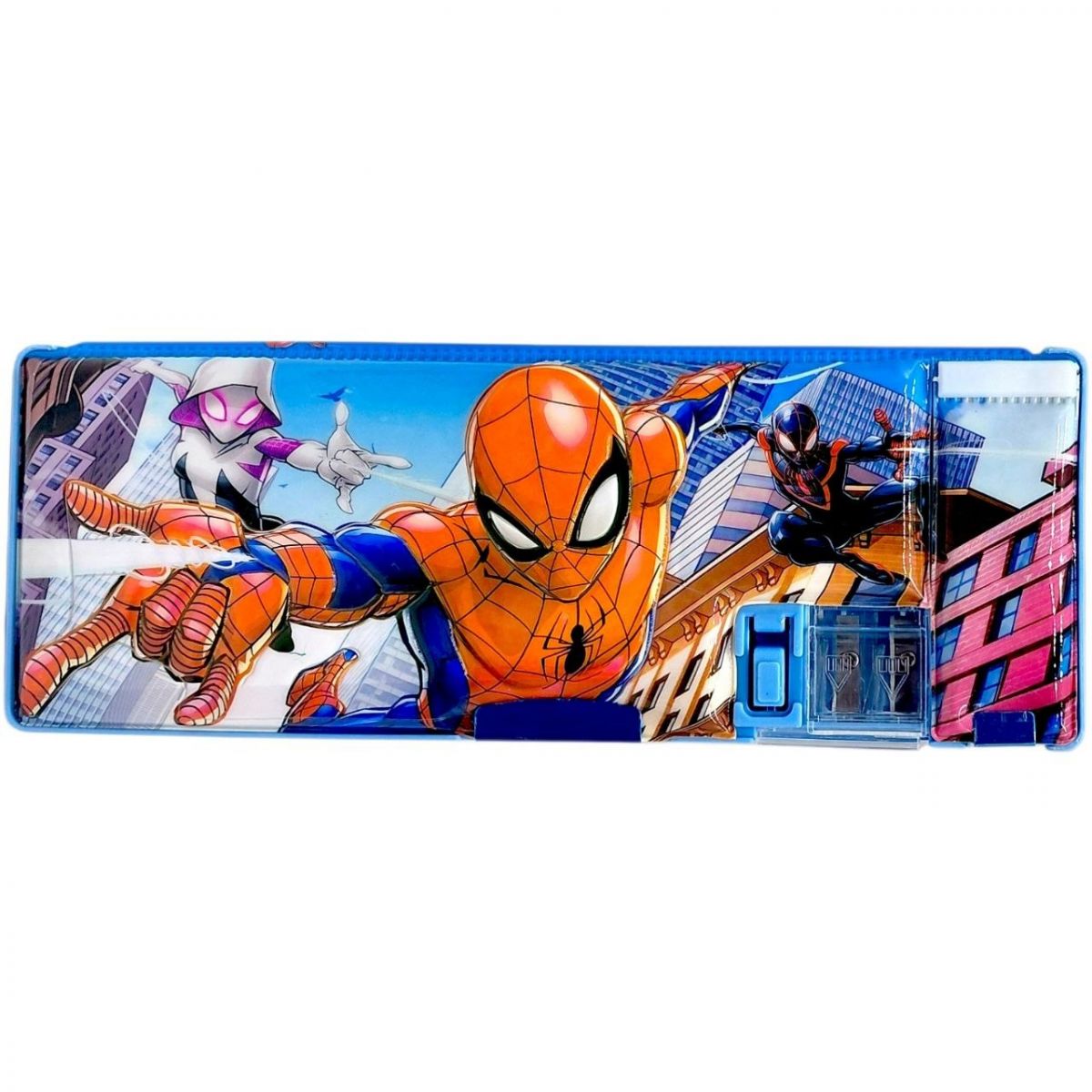 Пенал 3D "Людина-павук / Spiderman" СИНІЙ  фото 1