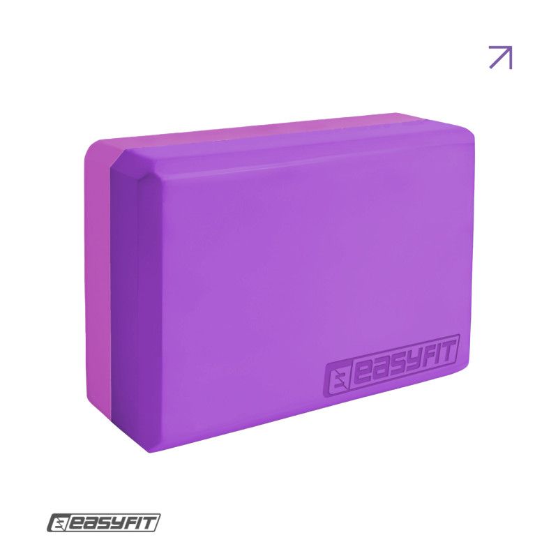 Блок для йоги EasyFit Polarity рadma (Кубик для фітнесу)  фото 1