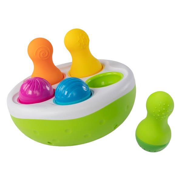 Сортер-балансир Fat Brain Toys Spinny Pins - Неваляшки  фото 1