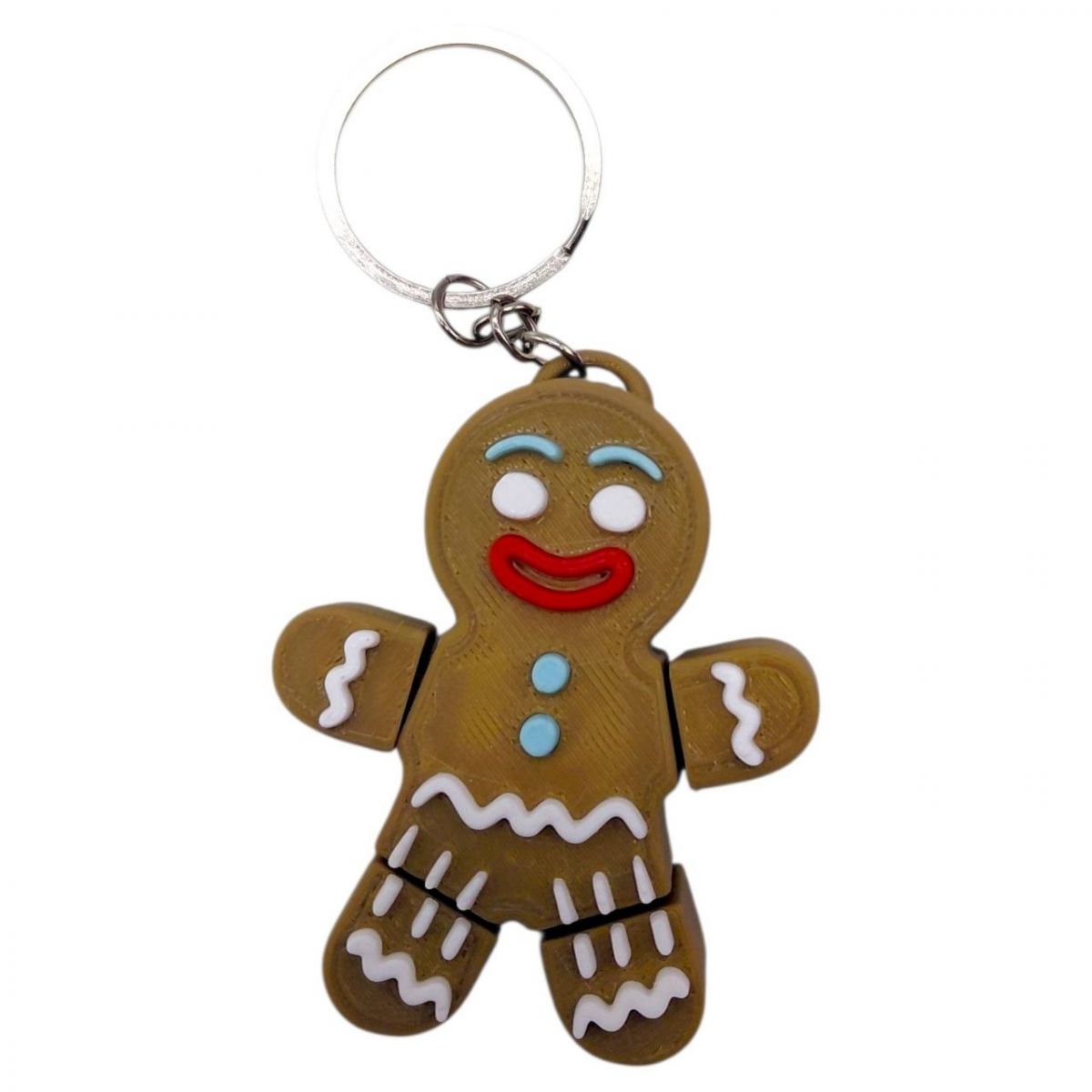 Брелок 3d друк "ЧОЛОВІЧОК-ПЕЧИВО" (ВИД 2), KEYCHAIN  фото 1