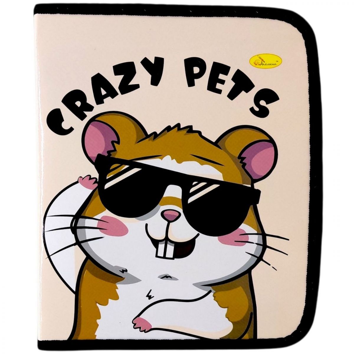 Папка для зошитів на блискавці "CRAZY PETS"  фото 1