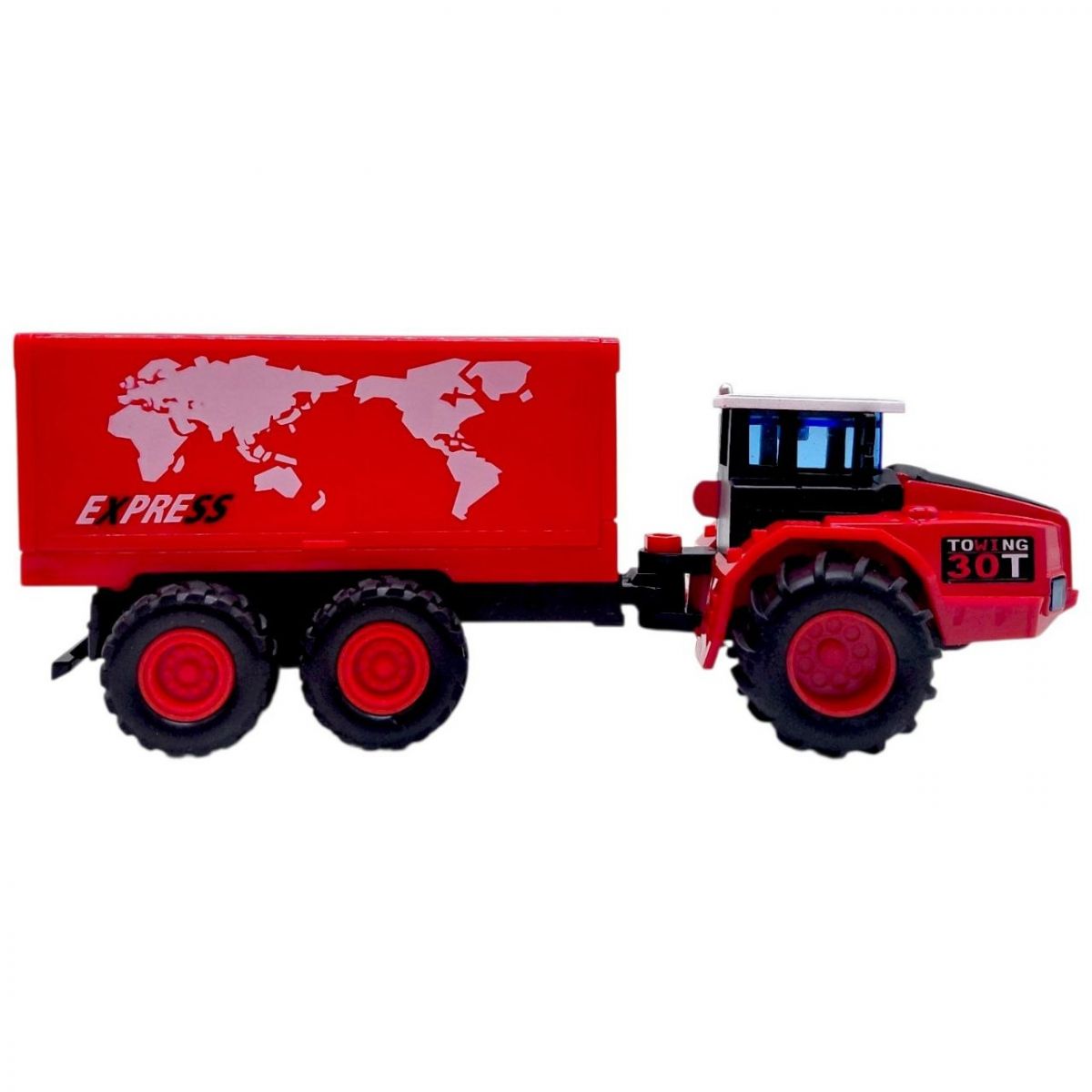 Трактор металлический инерционный YG Toys (КРАСНЫЙ)  фото 1