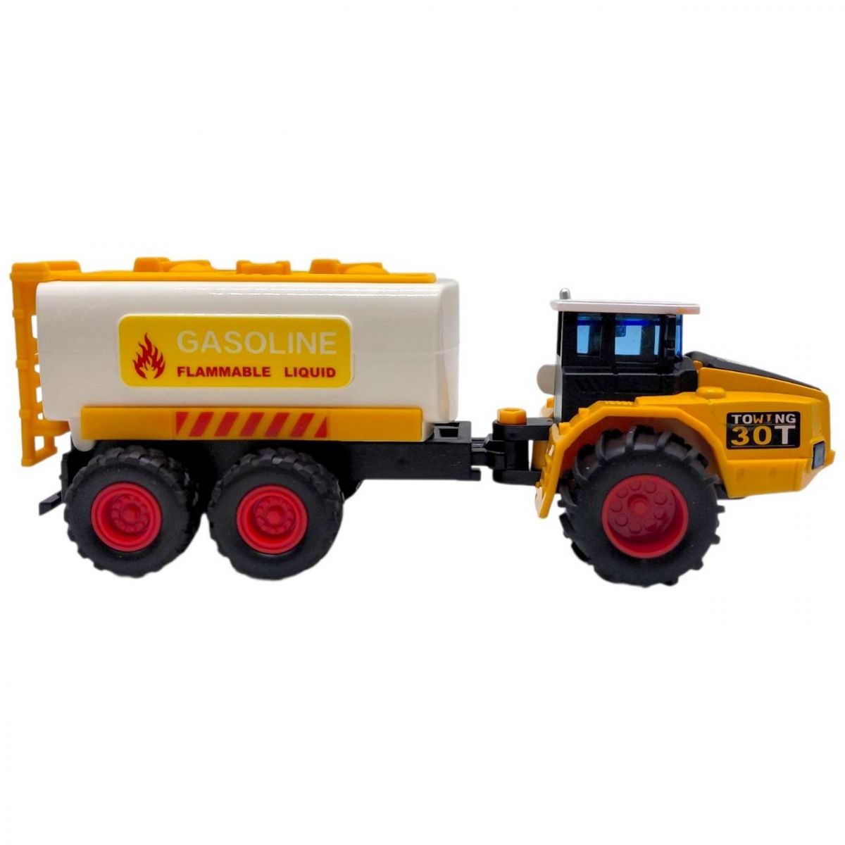 Трактор металлический инерционный YG Toys (ЖЕЛТЫЙ)  фото 1