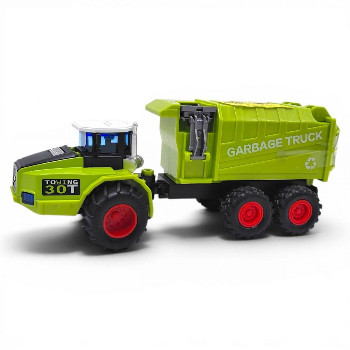 Трактор металлический инерционный YG Toys (Зеленый)  фото 1