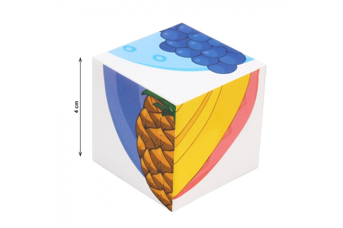 Кубики "Фрукти ТехноК" (4 кубика)  фото 3
