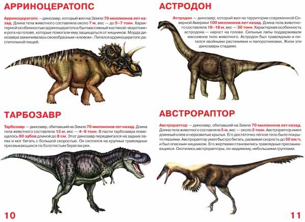 Книга "Большая книга.  Динозавры" (рус)