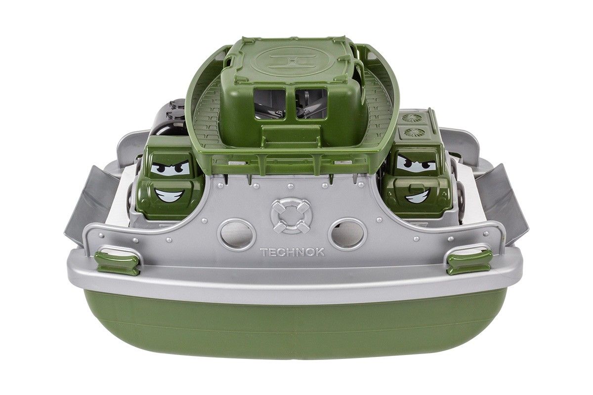 Пластиковая игрушка "Паром Военный транспорт"