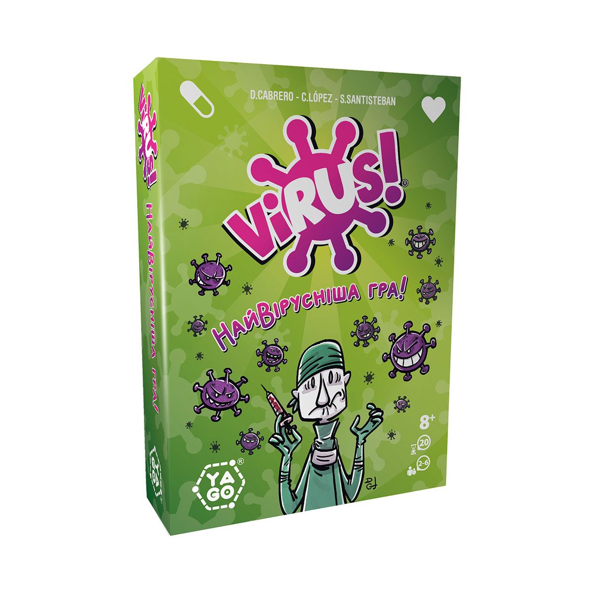 Настольная карточная игра "VIRUS: Найвірусніша игра"