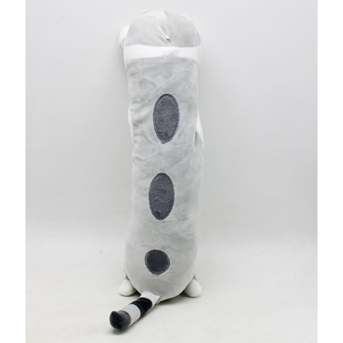 Мягкая игрушка-обнимашка "Кот-батон", серый, 70 см