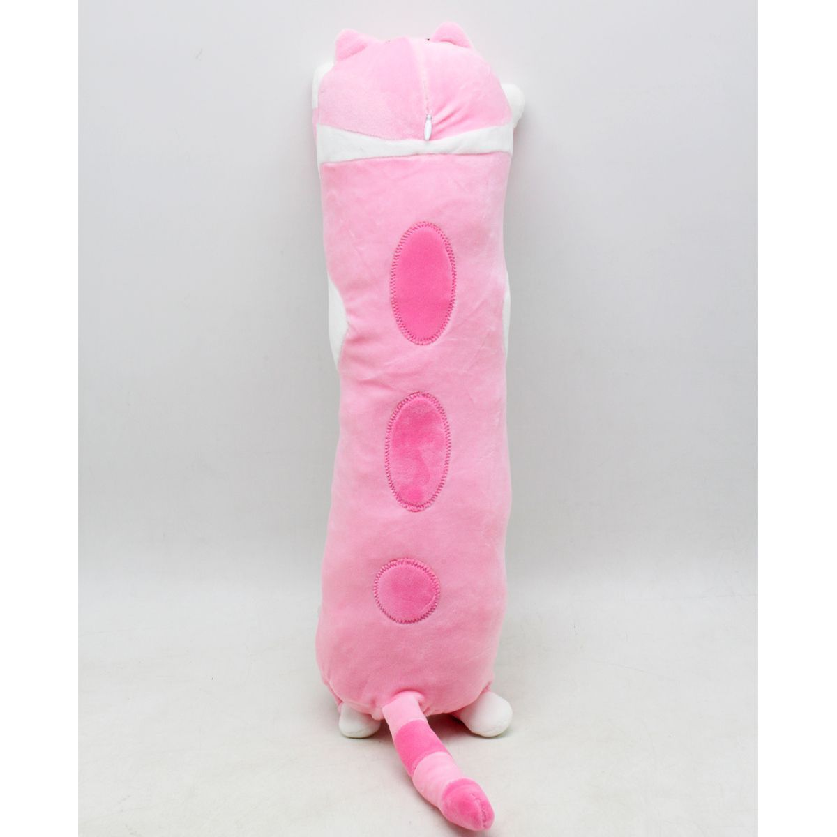 Плюшевый кот-обнимашка Батон, розовый, 70 см