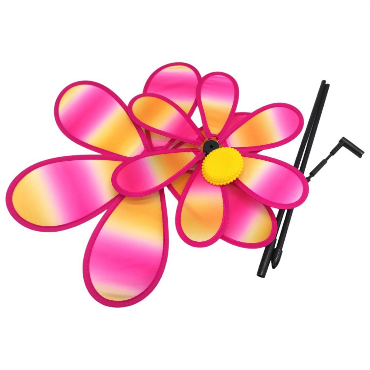 Ветрячок "Цветочек", диаметр 38 см, розовый