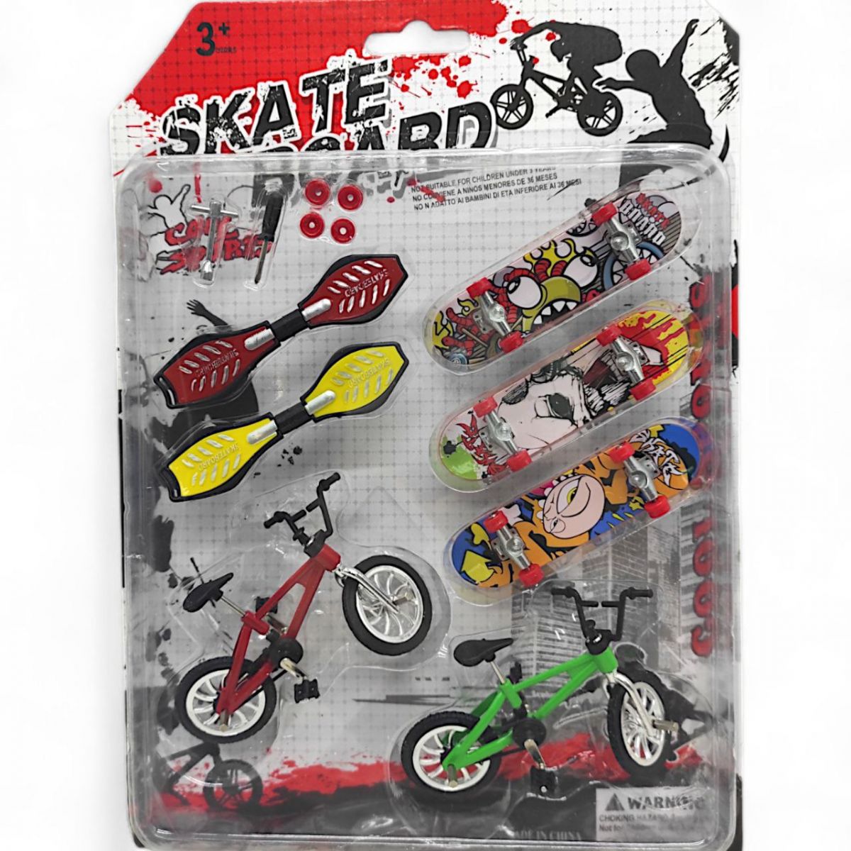 Игровой набор "Fingerboard Skate + BMX"  (7 элем)