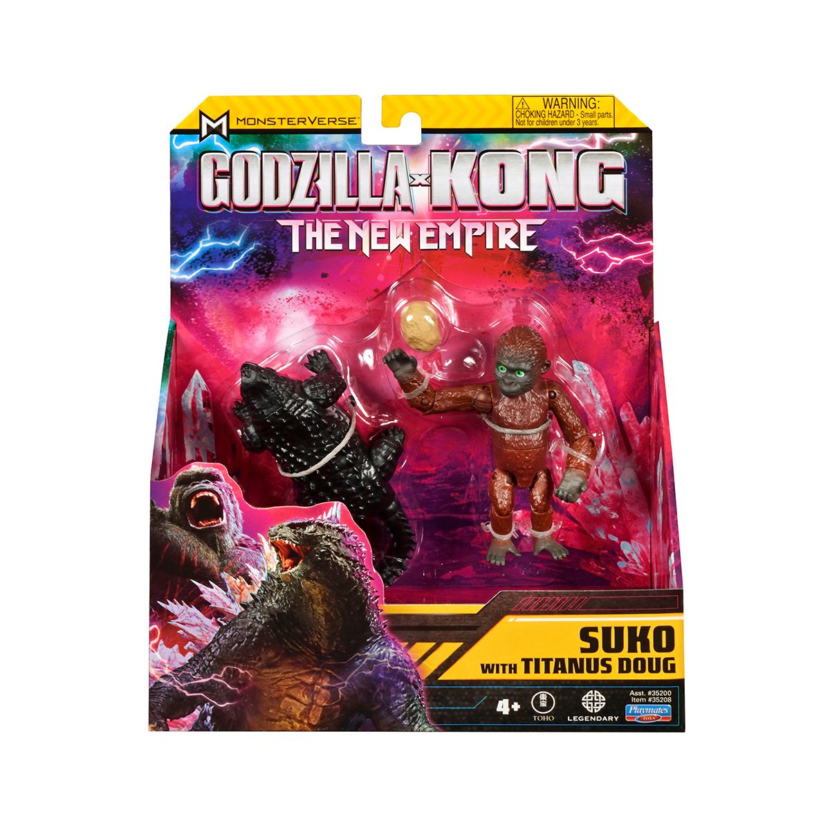 Набор фигурок Godzilla X Kong – Зуко с Дагом