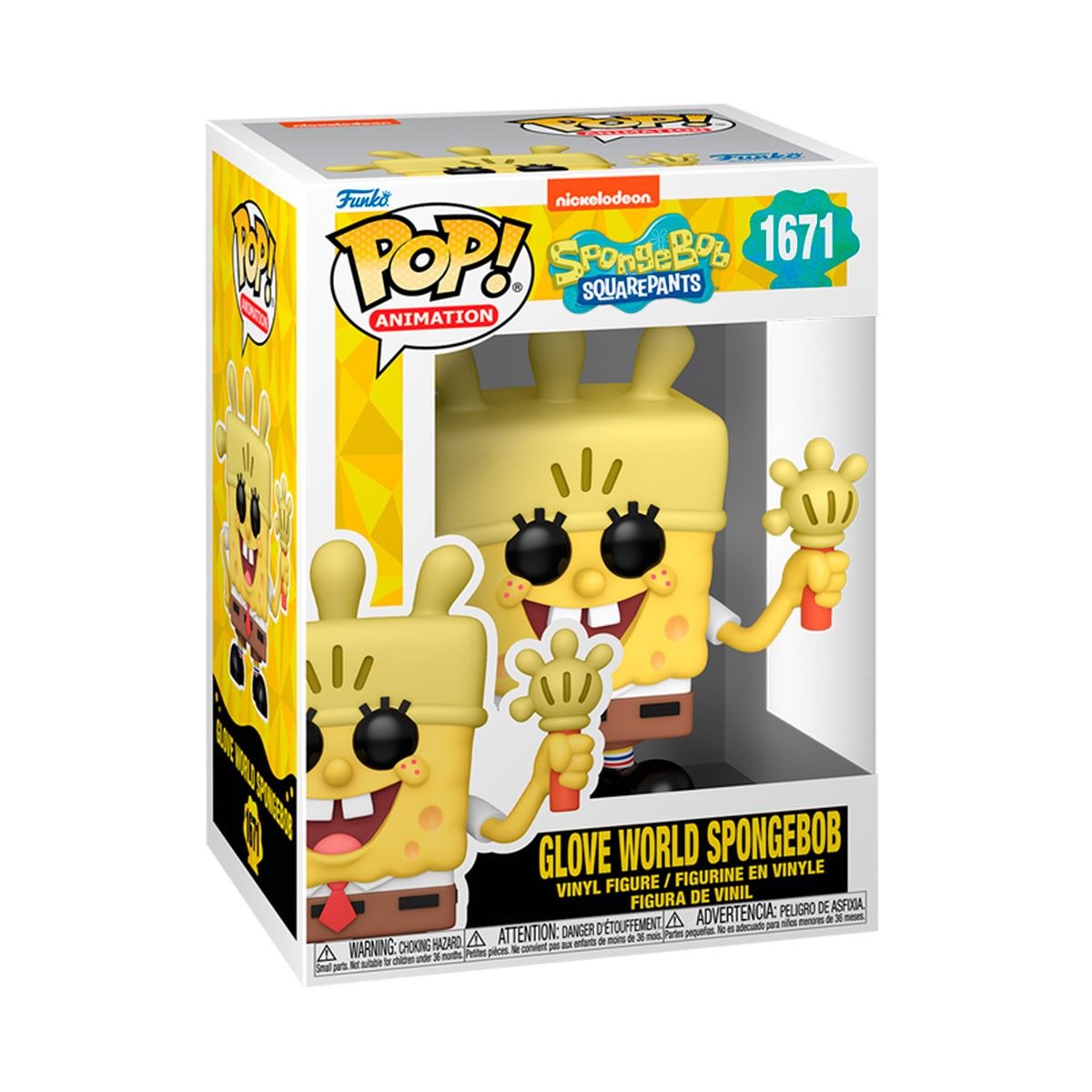 Игровая фигурка Funko POP! - Губка Боб с перчаткой-фонариком