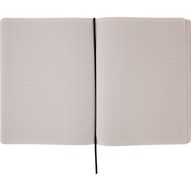 Книга записна Partner Soft L, 190*250, 96 арк, кліт, чорна Книга записна Partner Soft L, 190*250, 96 арк, кліт, чорна