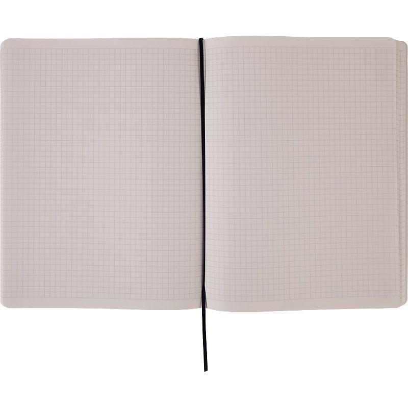 Книга записна Partner Soft L, 190*250, 96 арк, кліт, синя Книга записна Partner Soft L, 190*250, 96 арк, кліт, синя