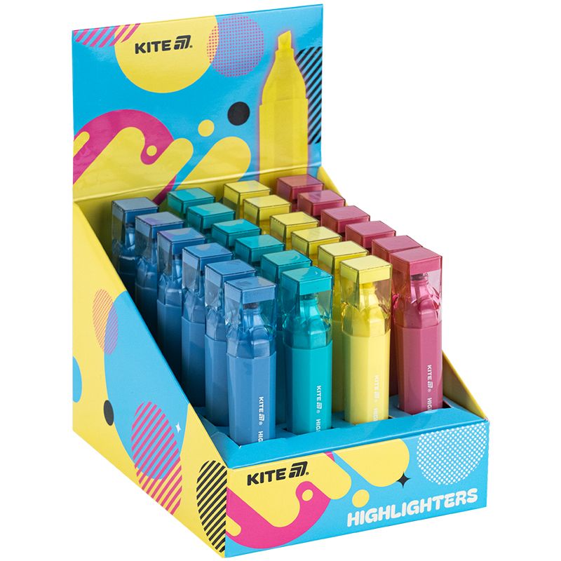 Маркер Highlighter, Kite Creative Trendy Colors Маркер Highlighter, Kite Creative Trendy Colors