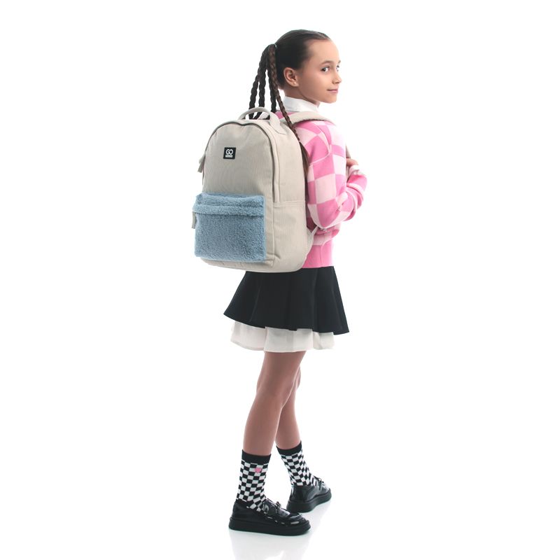 Рюкзак GoPack Education Teens 147 бежевий Рюкзак GoPack Education Teens 147 бежевий