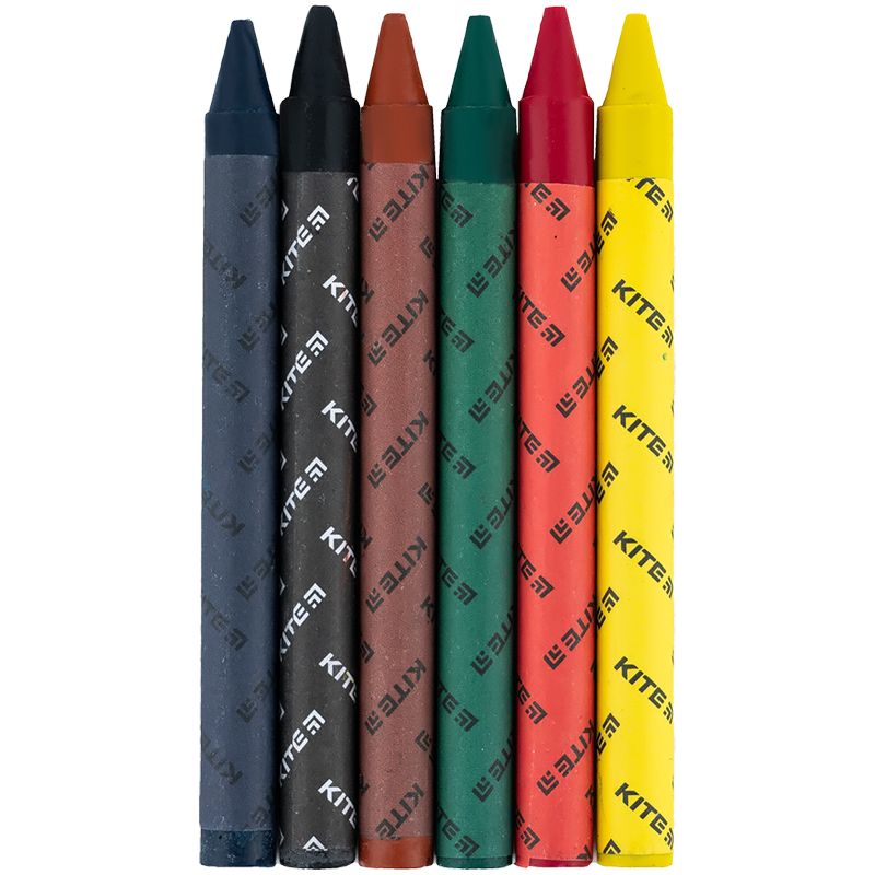 Крейда воскова, 6 кольорів Kite Classic Крейда воскова, 6 кольорів Kite Classic