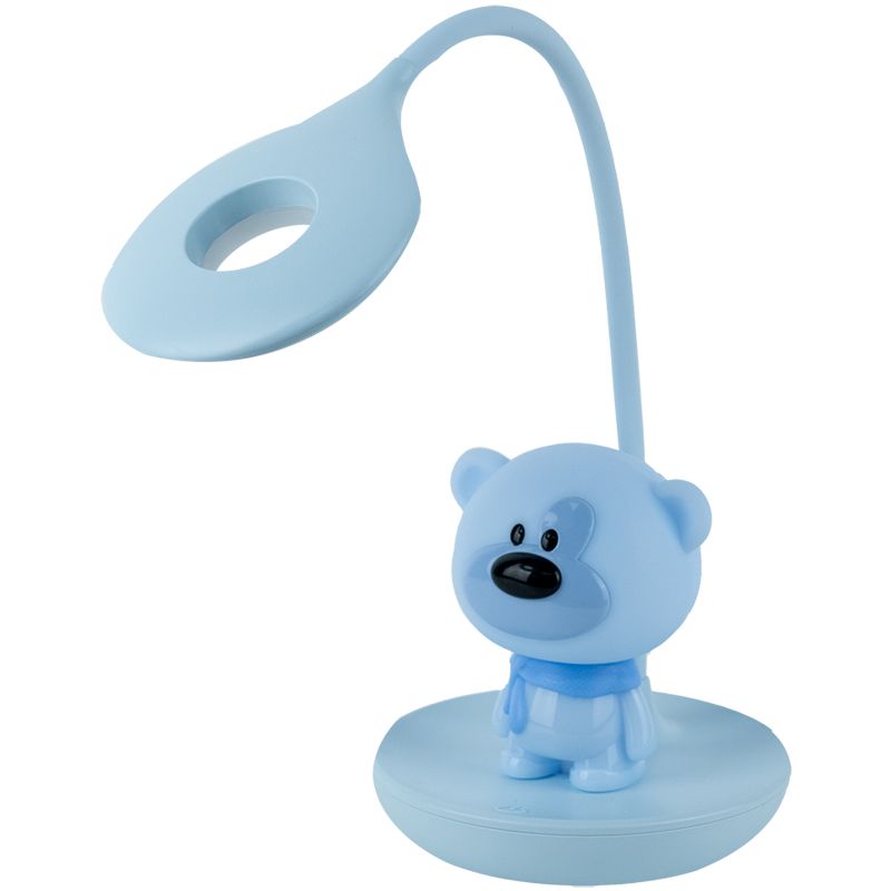 Настільна лампа LED з акумулятором Bear, блакитний Настільна лампа LED з акумулятором Bear, блакитний